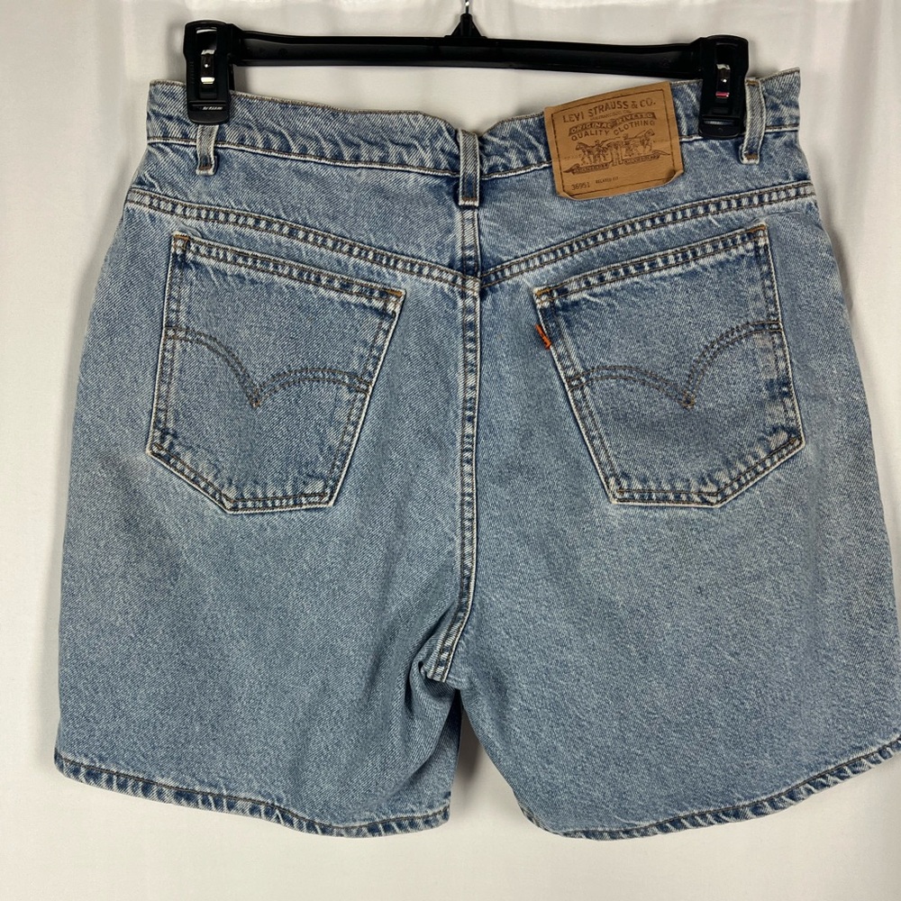 Vintage orange tag 951 Levi Jean shorts | size 14